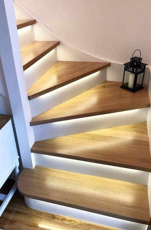 Oświetlenie schodowe PREMIUM z idealną linią światła