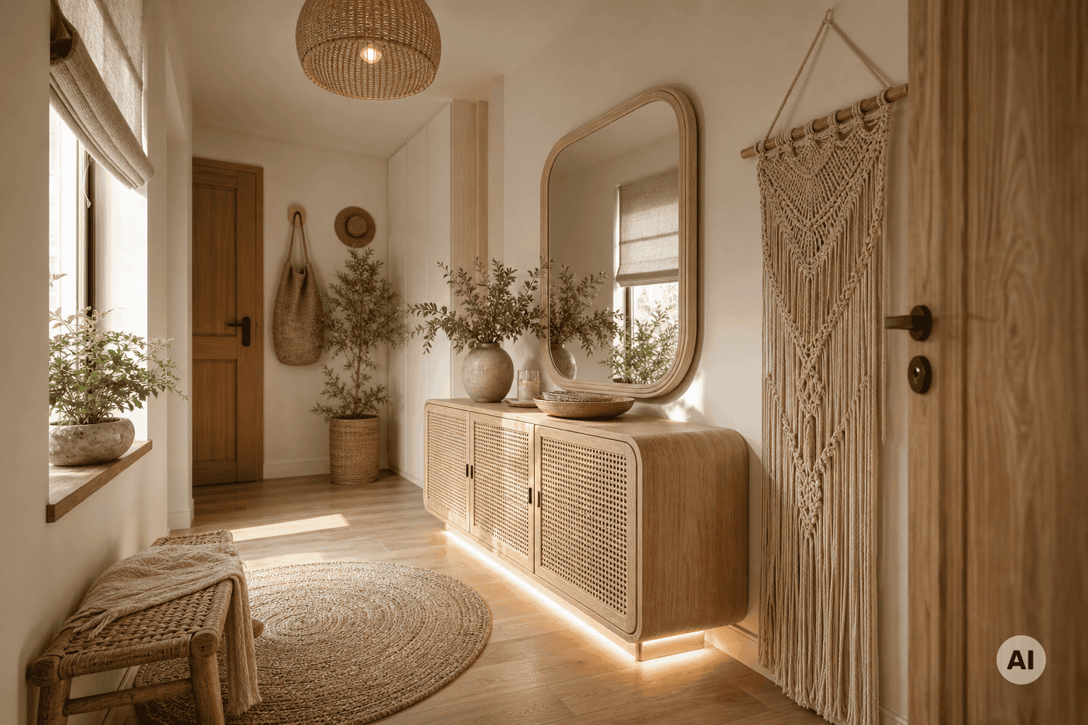 przedpokoj boho